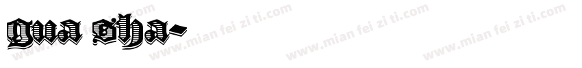 gua sha字体转换